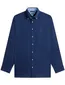 Tommy hilfiger big & tall overhemd donkerblauw button down boord