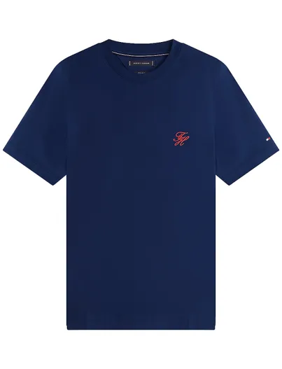 Tommy Hilfiger Tommy Hilfiger Big & Tall donkerblauw t-shirt ronde hals