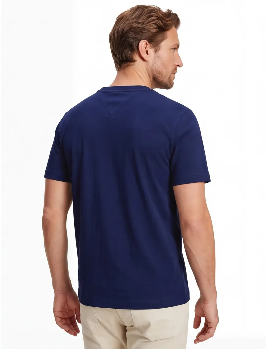 Tommy Hilfiger t-shirt donkerblauw Plus Size