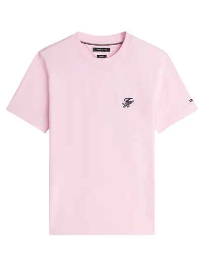 Tommy Hilfiger Tommy Hilfiger Big & Tall roze T-shirt ronde hals
