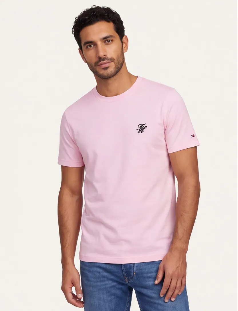 T-shirt Tommy Hilfiger Big & Tall licht roze
