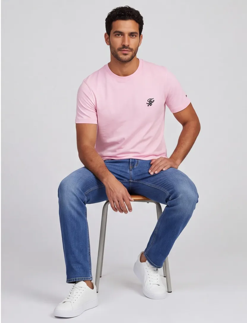 T-shirt Tommy Hilfiger Big & Tall licht roze