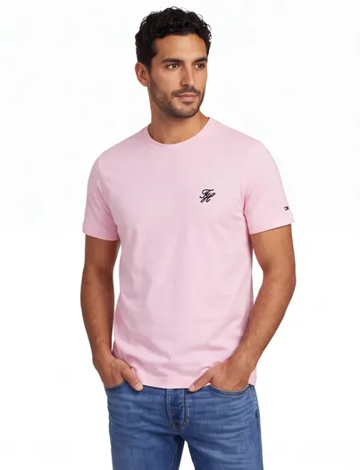 Tommy Hilfiger T-shirt Tommy Hilfiger Big & Tall licht roze