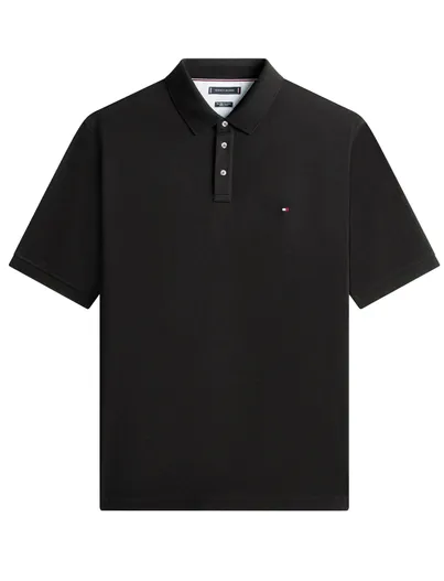 Tommy Hilfiger Zwarte polo Tommy Hilfiger big & tall pique