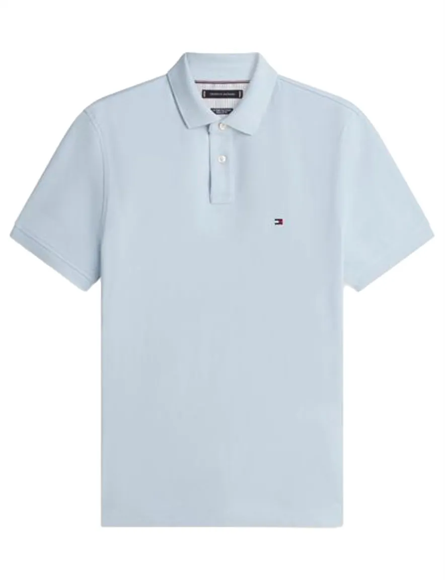 Tommy Hilfiger Plus 1985 piqué polo lichtblauw