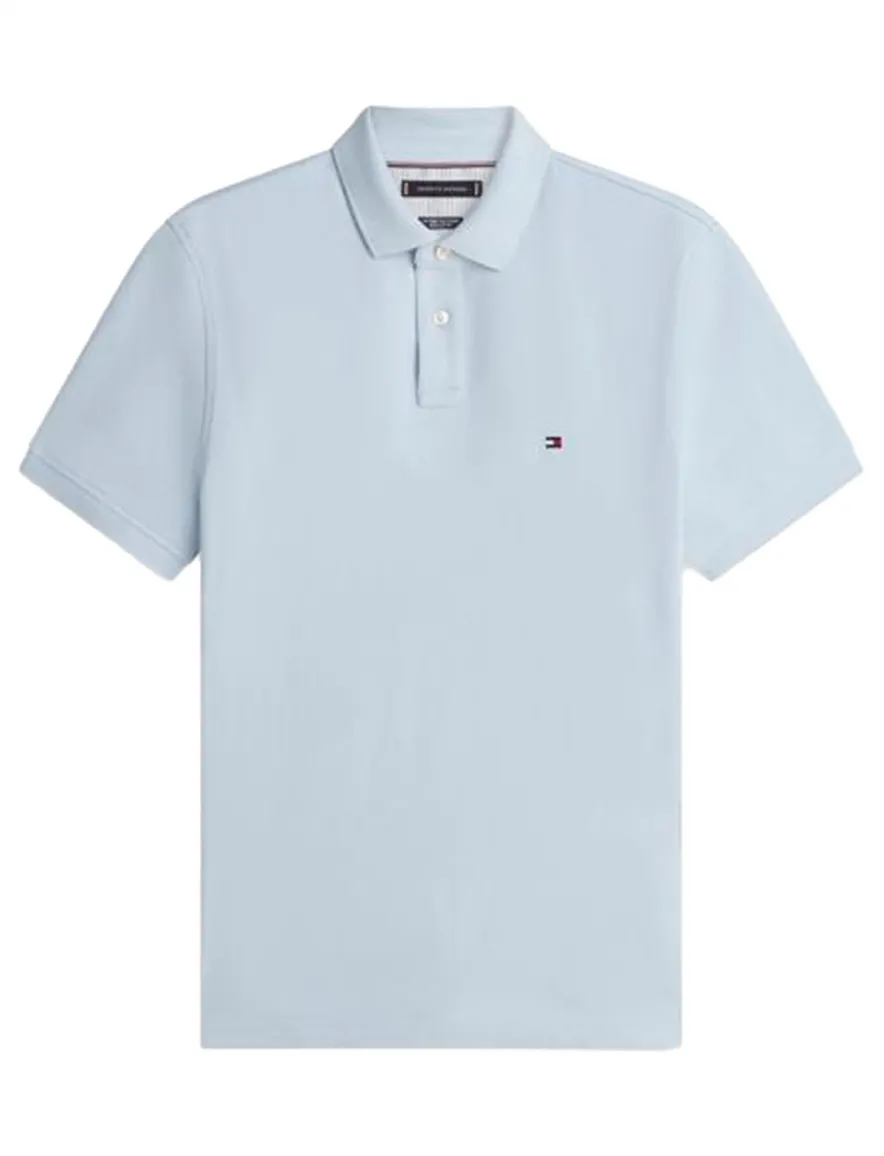 Tommy Hilfiger Plus 1985 piqué polo lichtblauw