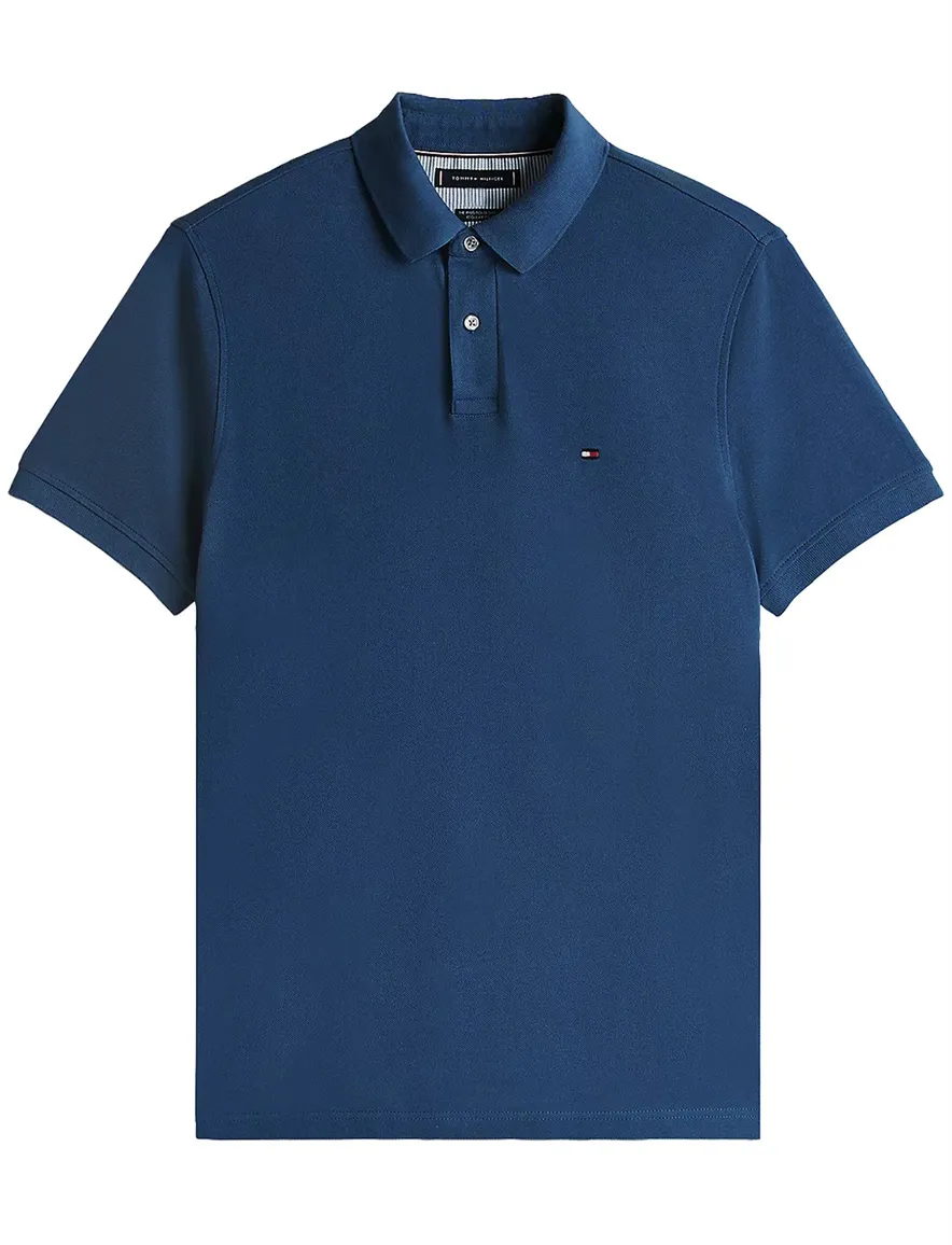 Tommy Hilfiger Plus 1985 piqué polo donkerblauw