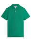 Tommy hilfiger big & tall poloshirt groen 2 knoops korte mouw