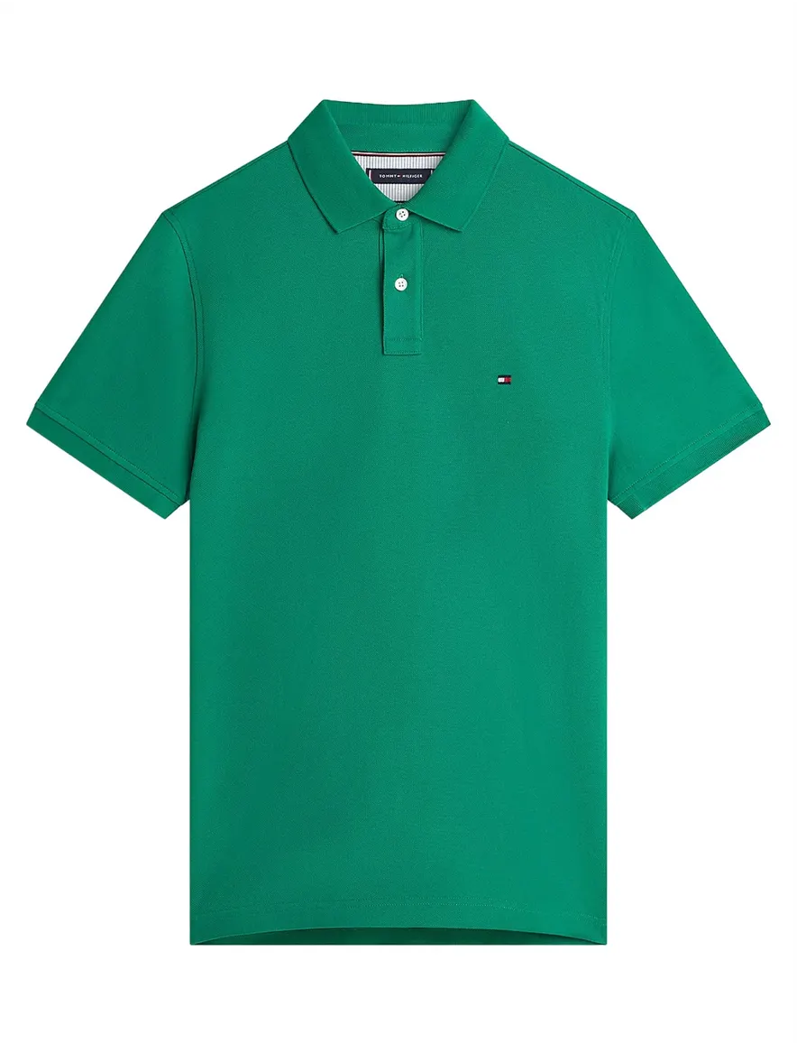 Tommy Hilfiger Plus 1985 piqué polo groen