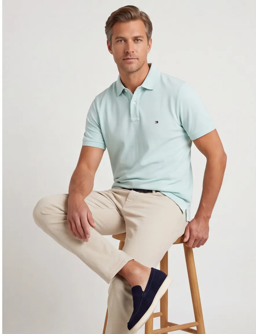 Tommy Hilfiger Plus 1985 piqué polo mint
