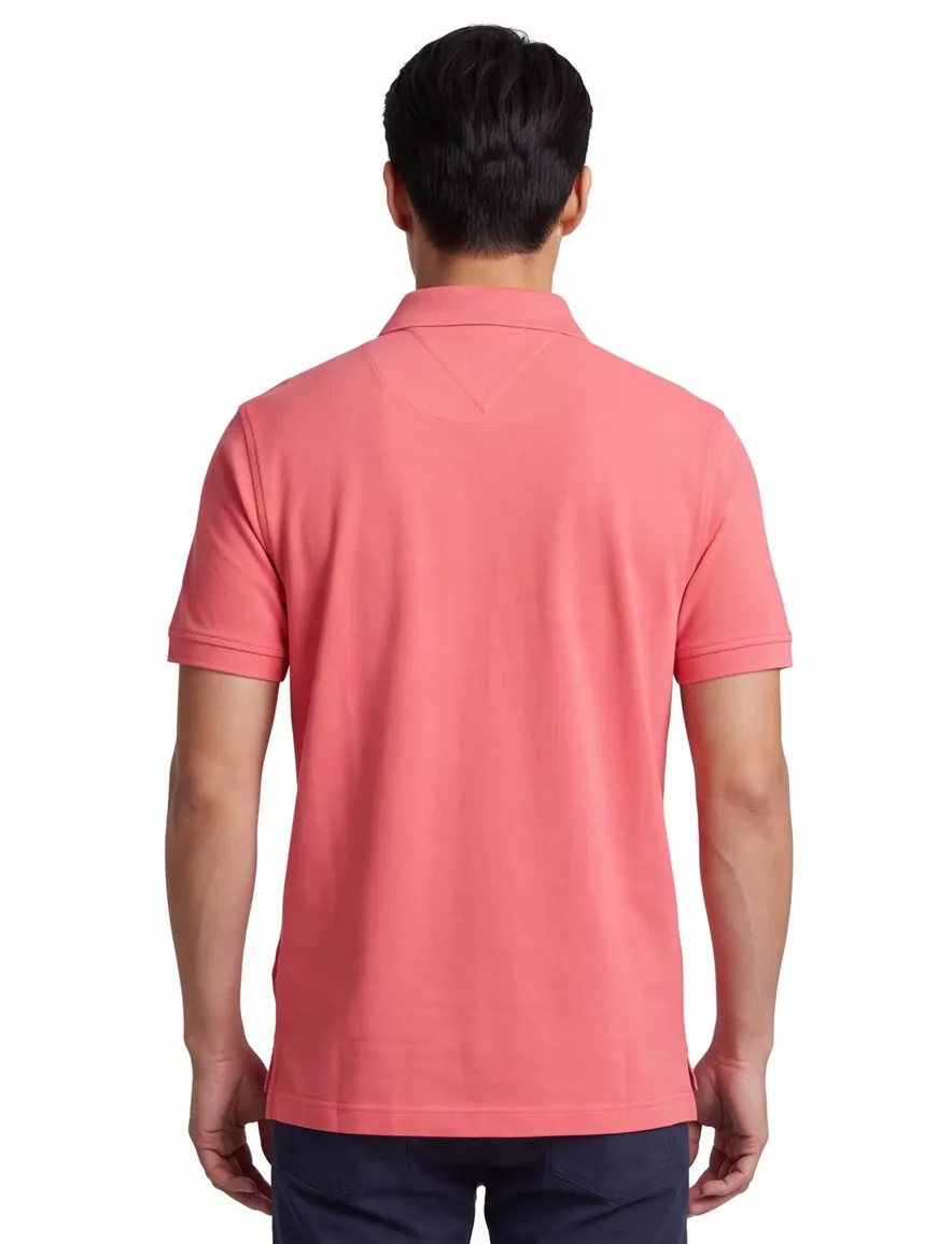 Tommy Hilfiger poloshirt rood piqué