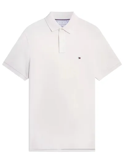 Tommy Hilfiger Poloshirt Tommy hilfiger wit big & tall pique 2 knoops
