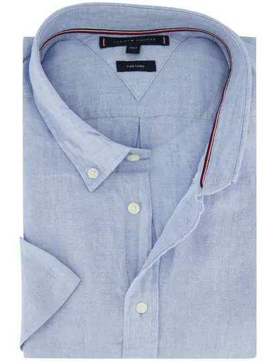 Tommy Hilfiger Tommy Hilfiger overhemd lichtblauw big en tall