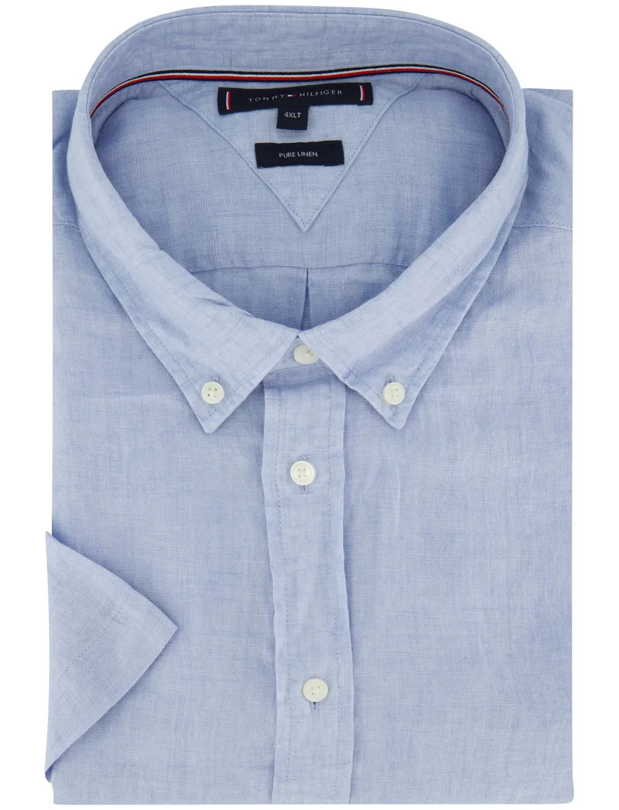 Tommy Hilfiger overhemd lichtblauw big en tall