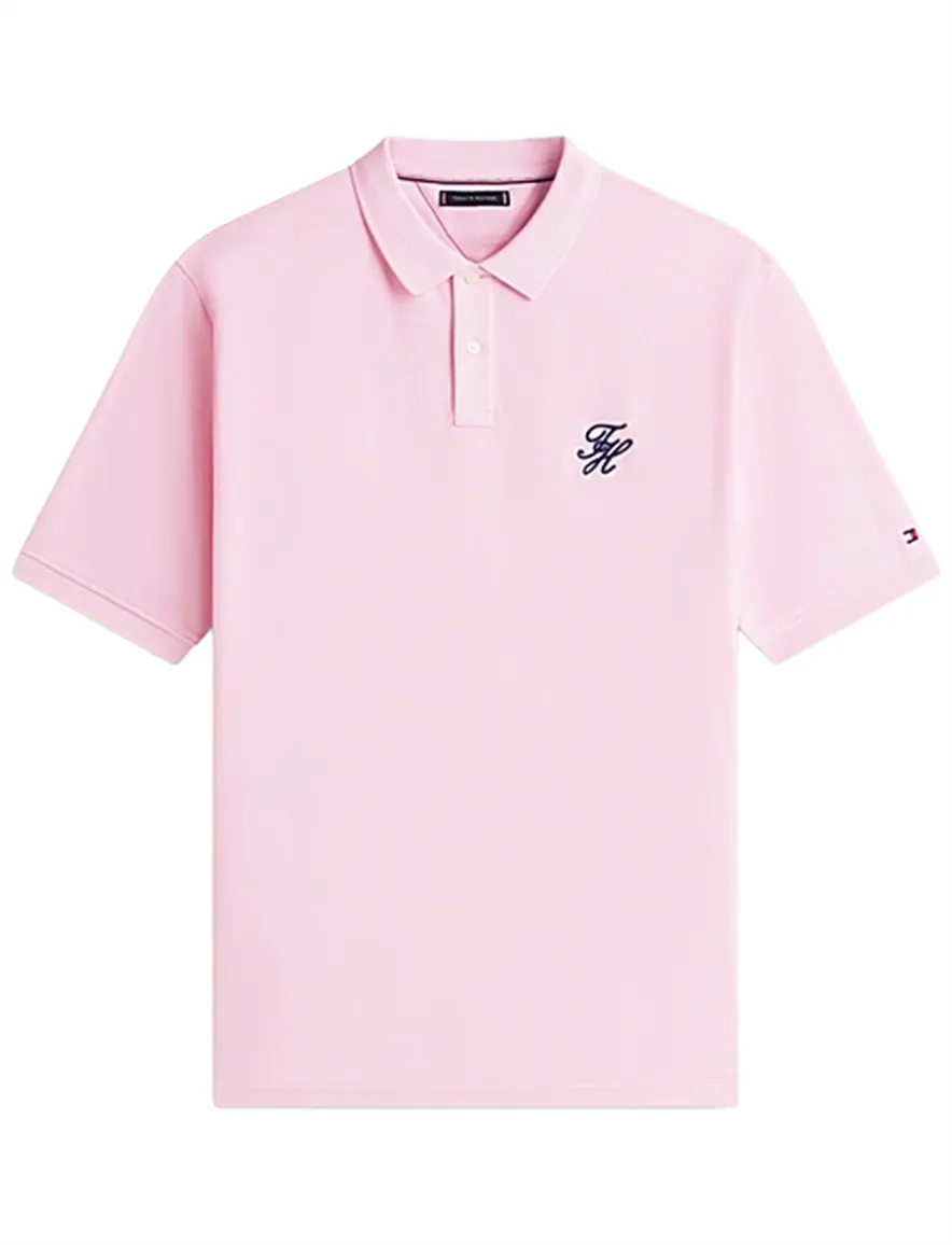 Tommy Hilfiger polo roze Plus Size