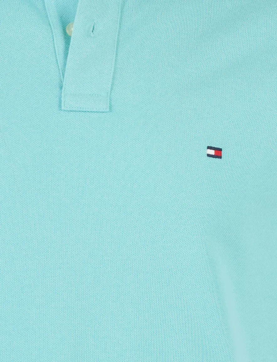 Tommy Hilfiger polo blauw aqua