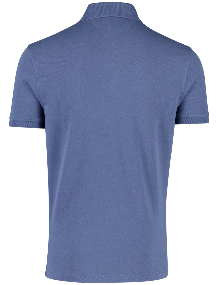 Tommy Hilfiger polo blauw stretch
