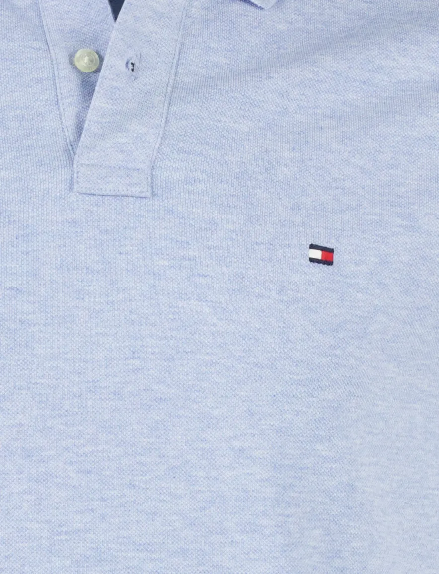 Tommy Hilfiger polo lichtblauw gemeleerd