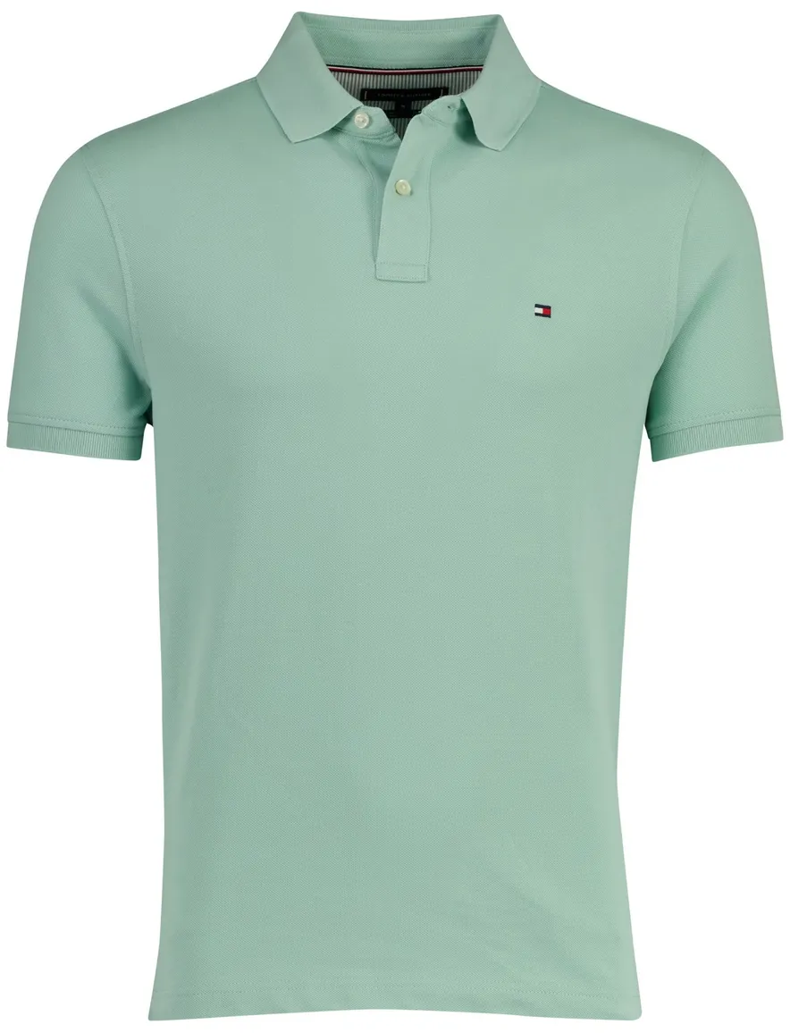 Tommy Hilfiger polo groen 2-knoops