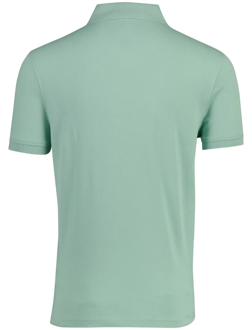 Tommy Hilfiger polo groen 2-knoops
