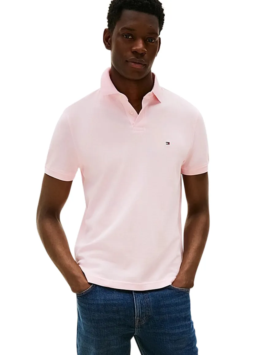 Roze polo tommy hilfiger regular fit