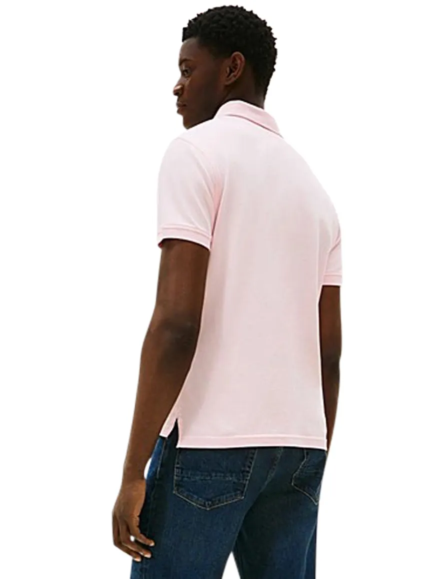 Roze polo tommy hilfiger regular fit