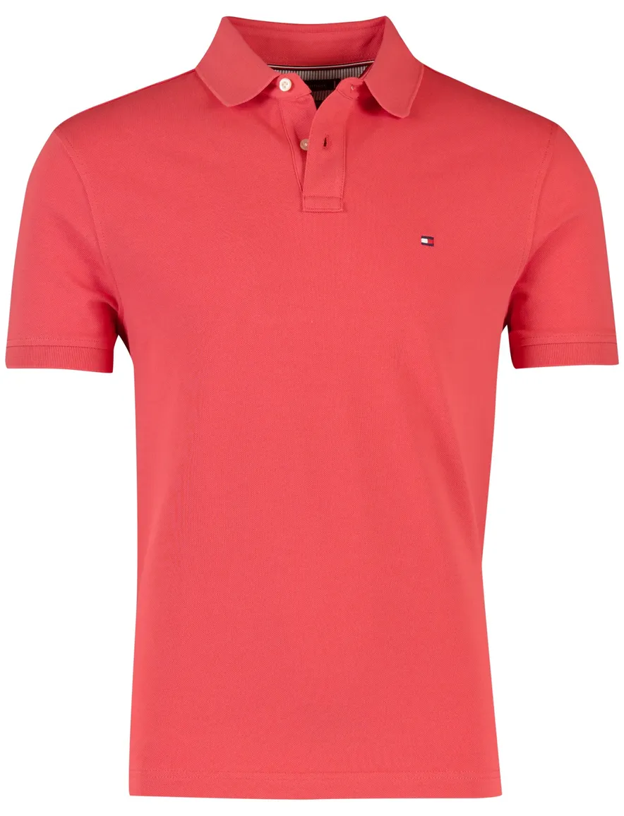 Tommy Hilfiger polo koraal rood
