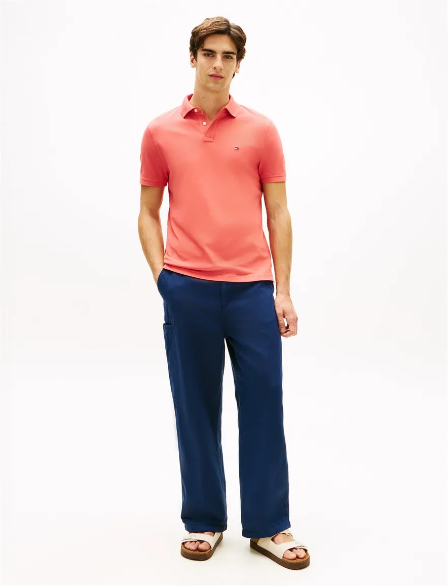 Tommy Hilfiger polo koraal rood