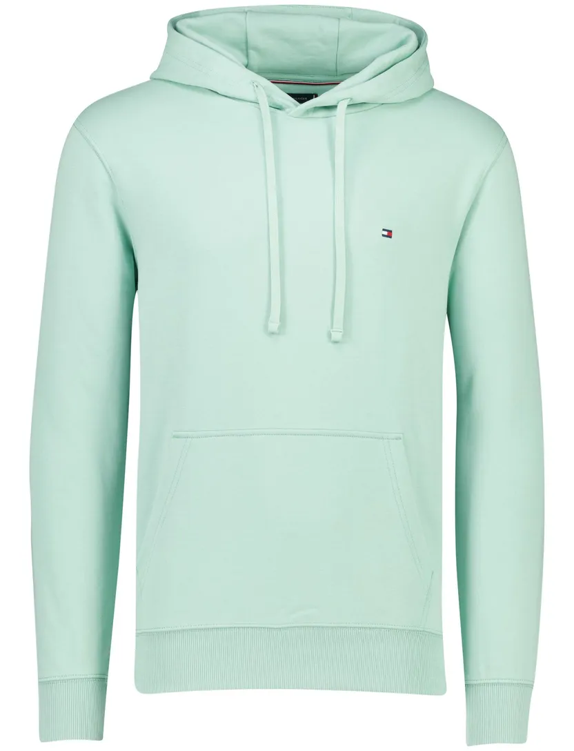 Casual hoodie met trekkoord en ribboord mint Tommy Hilfiger