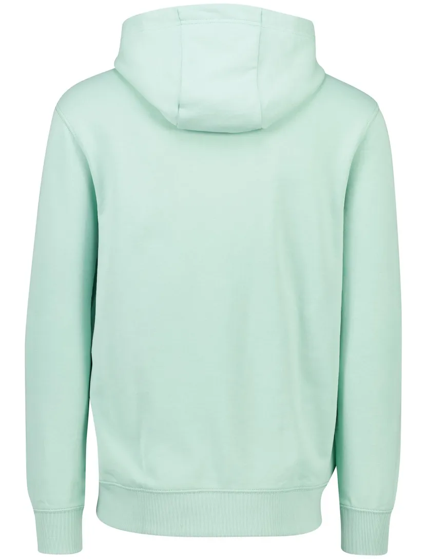 Casual hoodie met trekkoord en ribboord mint Tommy Hilfiger