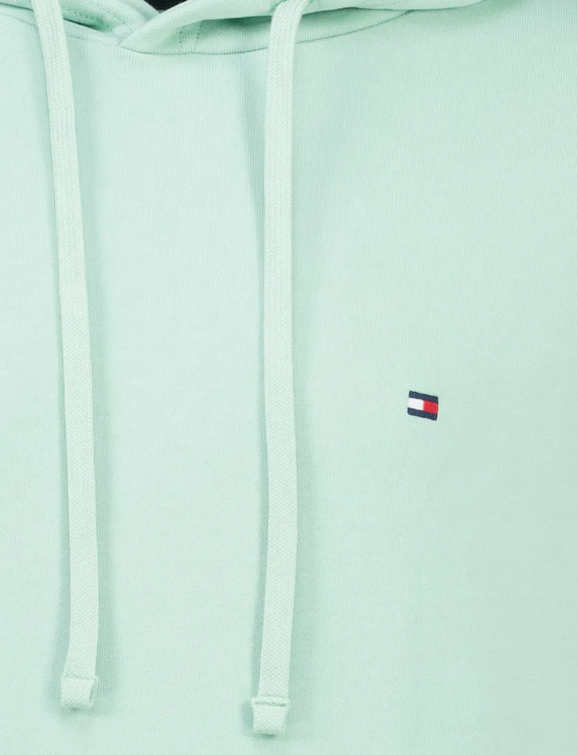 Casual hoodie met trekkoord en ribboord mint Tommy Hilfiger