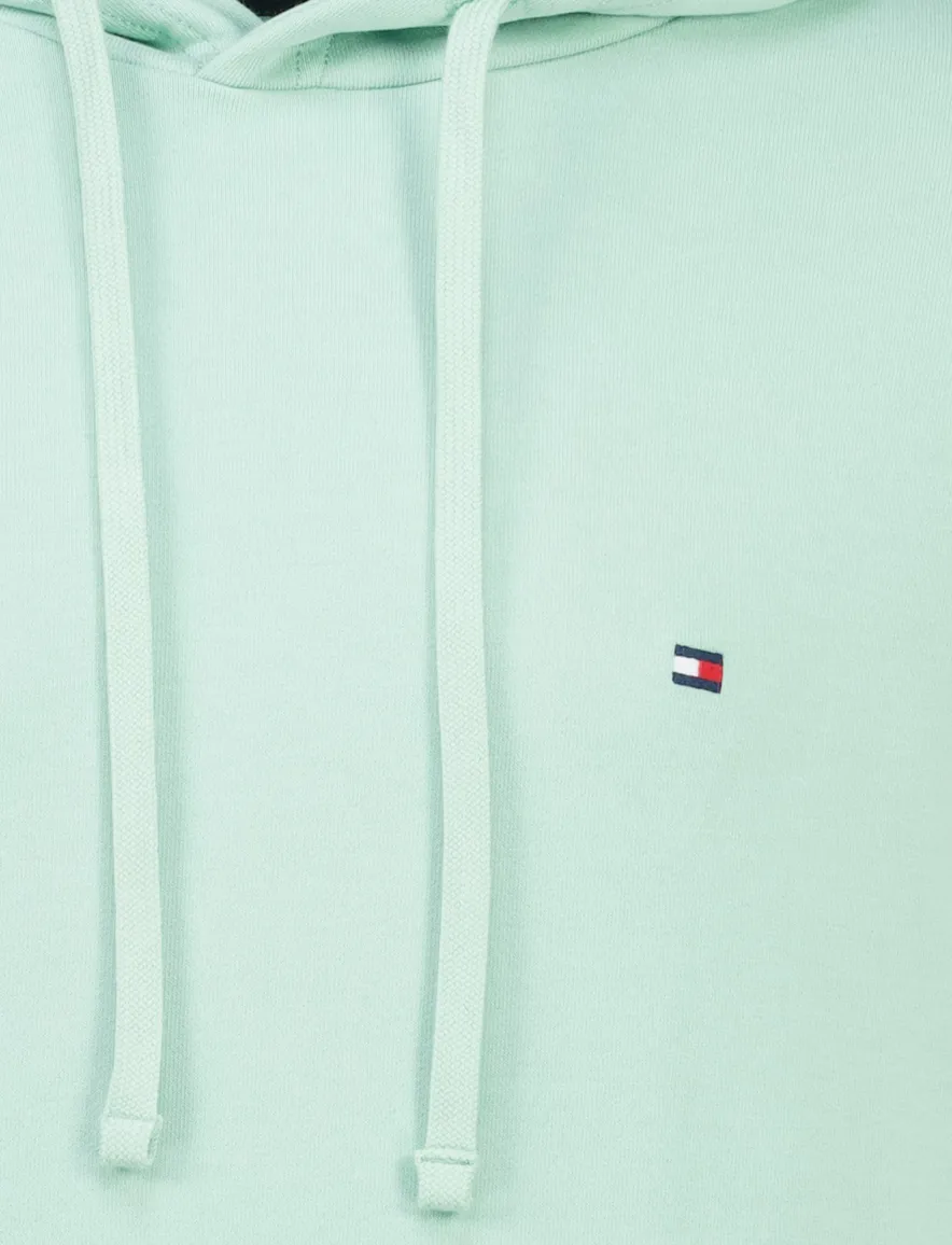 Tommy Hilfiger mintgroene heren hoodie met buidelzak