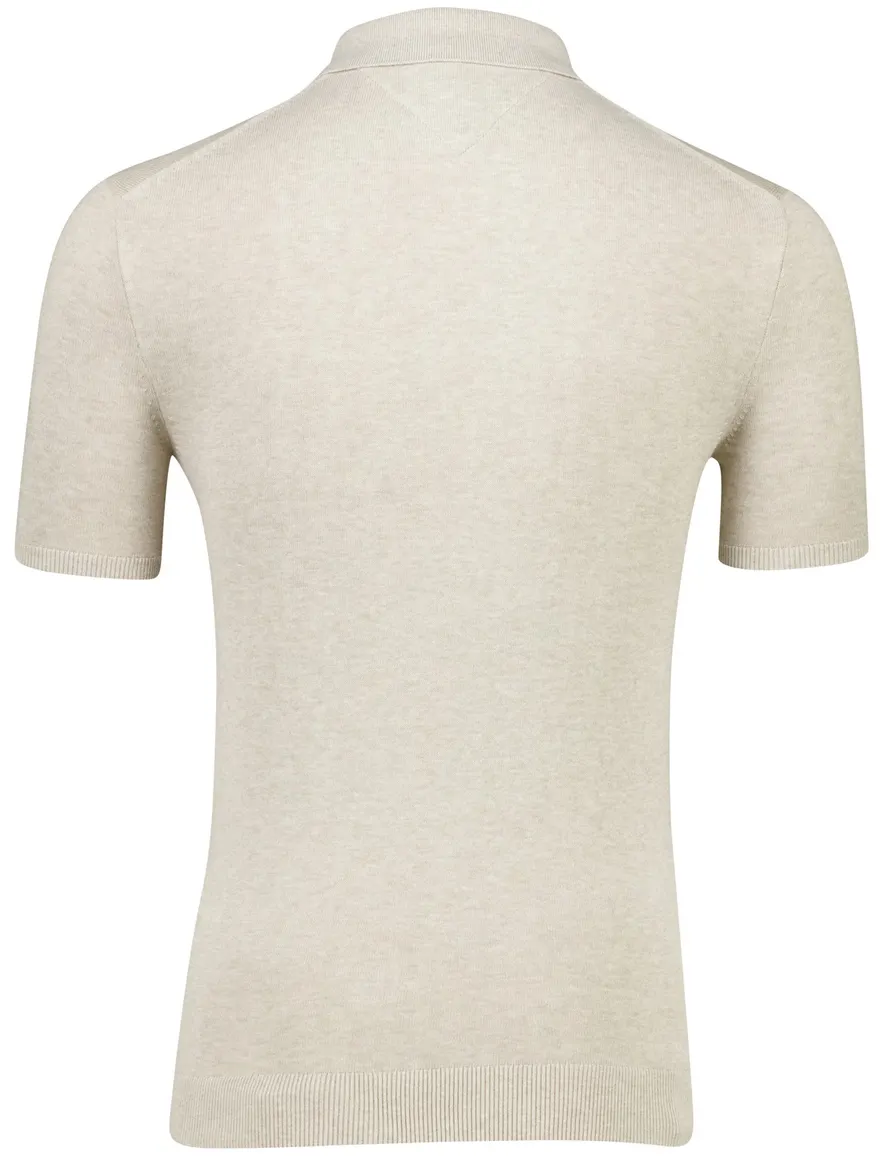 Poloshirt beige Tommy Hilfiger gemeleerd