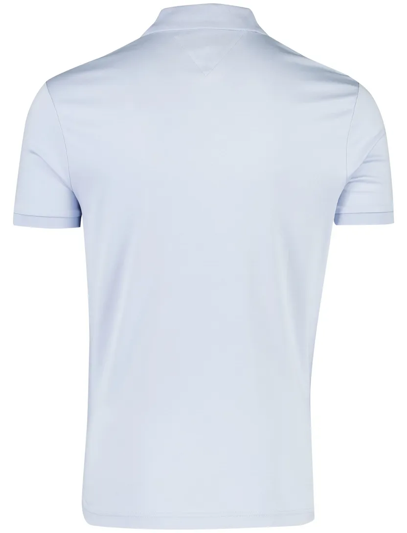 Poloshirt Tommy hilfiger lichtblauw regular fit