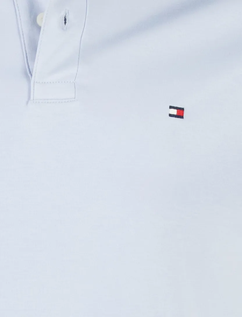 Poloshirt Tommy hilfiger lichtblauw regular fit