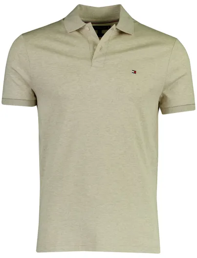 Tommy Hilfiger Poloshirt Tommy Hilfiger creme gemêleerd