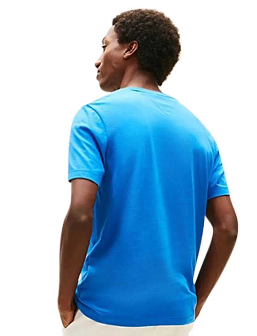 T-shirt Tommy Hilfiger blauw ronde hals normale fit