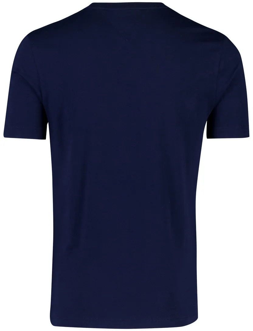 T-shirt ronde hals donkerblauw regular fit tommy hilfiger