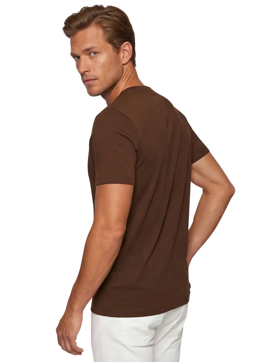 Tommy Hilfiger t-shirt bruin