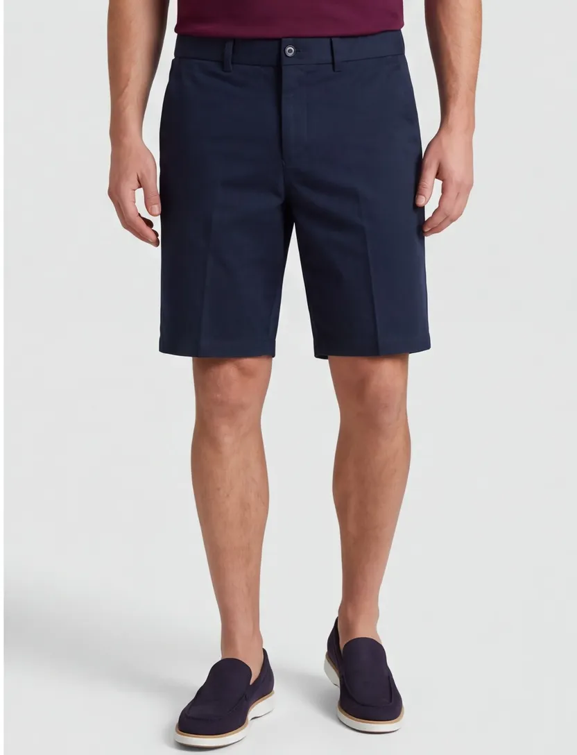 Chino short Tommy Hilfiger donkerblauw