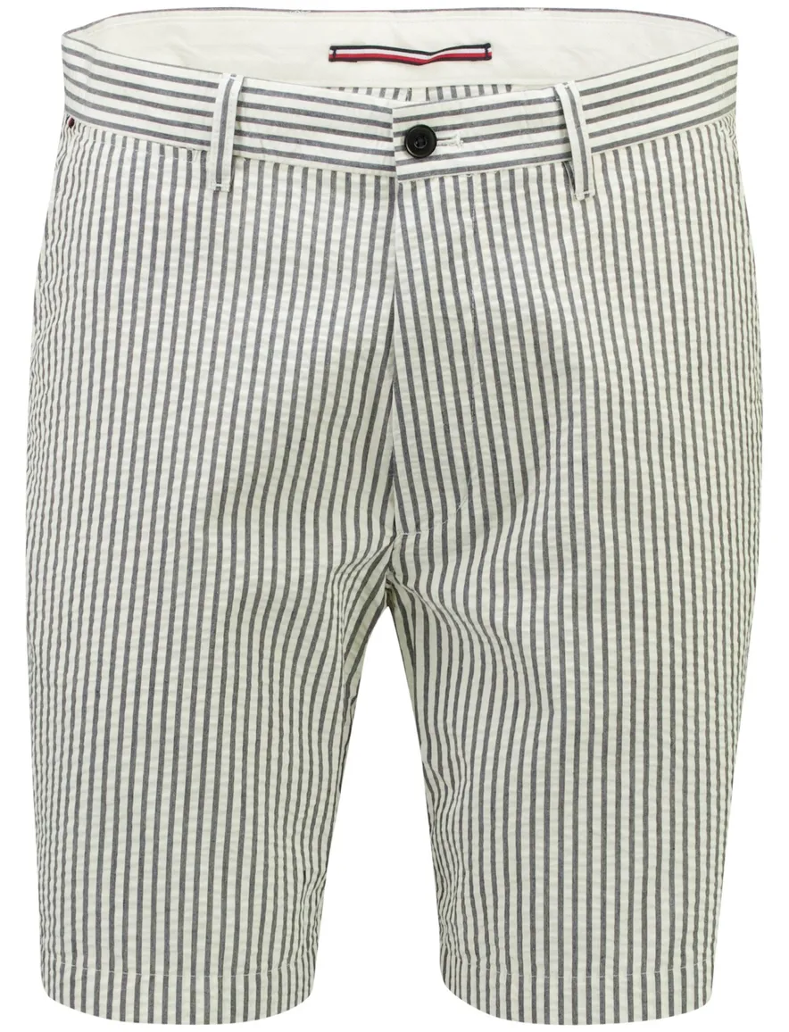 Creme navy bermuda gestreept Tommy Hilfiger chino