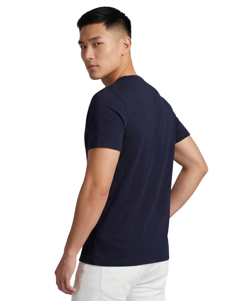 Tommy Hilfiger t-shirt donkerblauw Regular Fit
