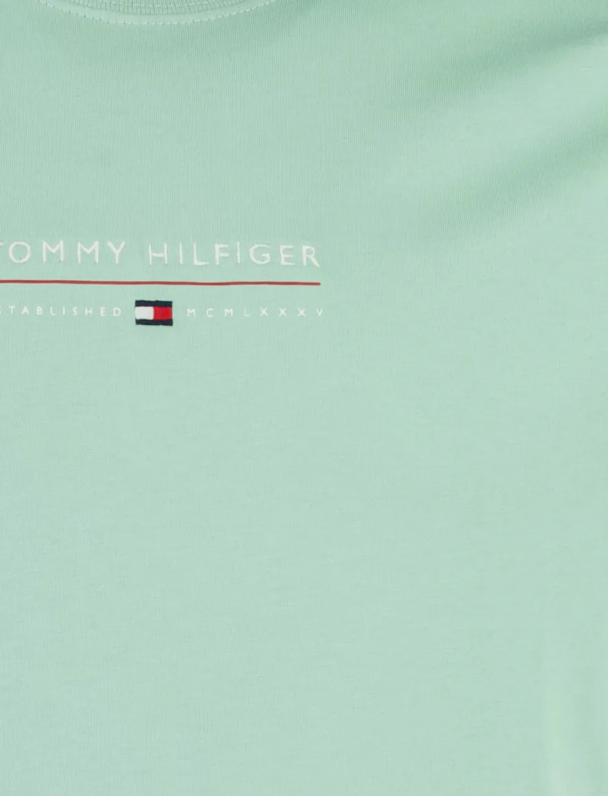 groene t-shirt Tommy Hilfiger normale fit