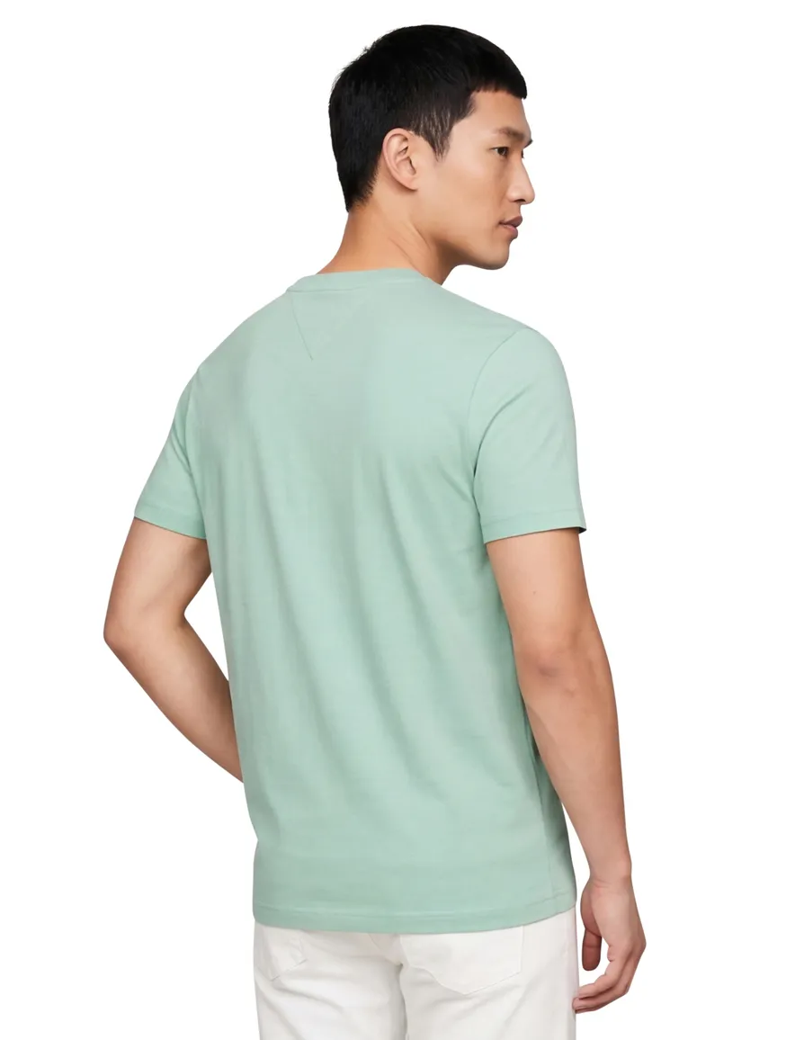 groene t-shirt Tommy Hilfiger normale fit