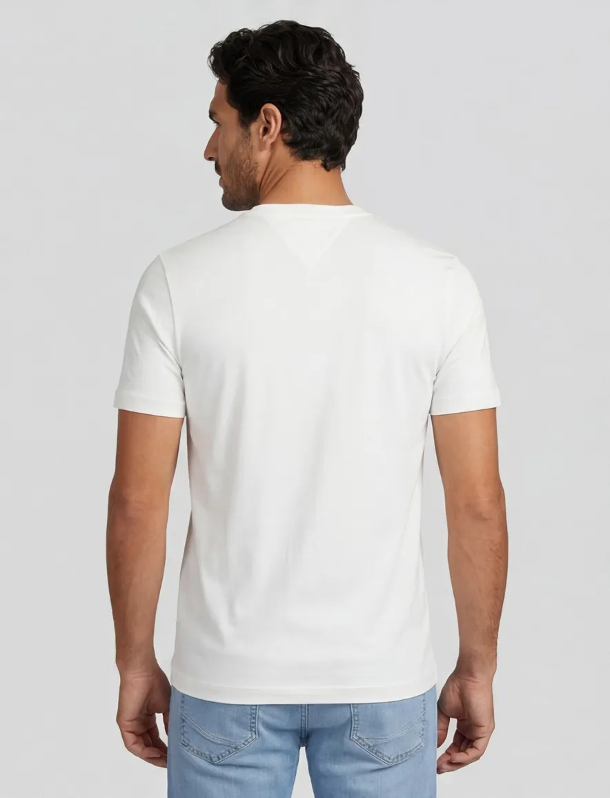 Tommy Hilfiger t-shirt wit Regular Fit