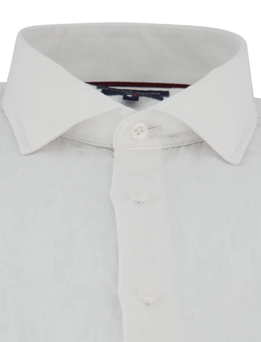 Tommy Hilfiger overhemd wit linnen
