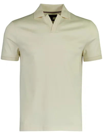 Tommy Hilfiger Poloshirt Tommy Hilfiger creme Wijde Fit