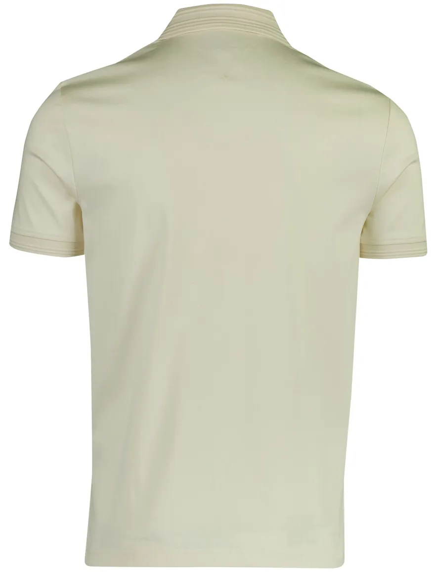 Poloshirt Tommy Hilfiger creme Wijde Fit