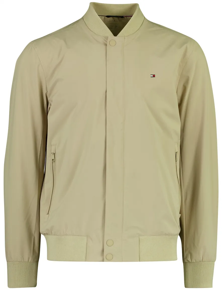 beige zomerjas Tommy Hilfiger waterafstotend