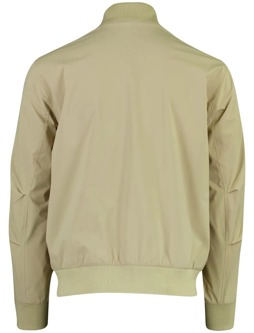 beige zomerjas Tommy Hilfiger waterafstotend